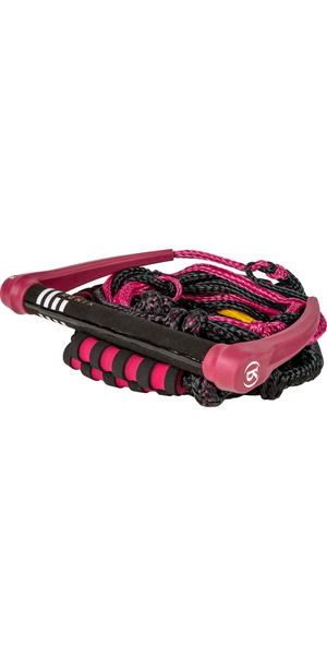 2026 Ronix Womens Silicone Stretch Surf Rope With Handle RA-PK-WS-BU4-RE - Merlot
